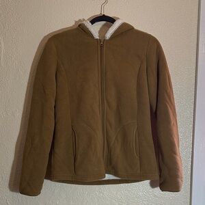 Faded Glory Cream Fleece Jacket